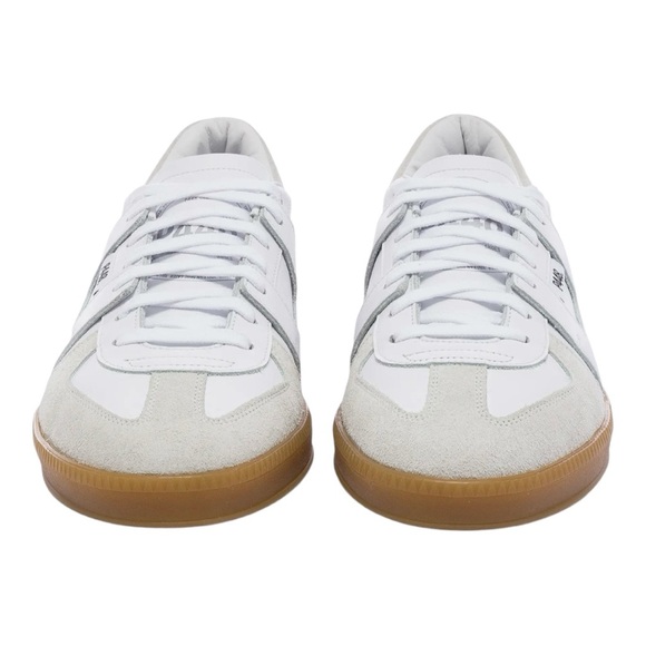 P448 NWOT Monza Leather and Suede Lace-Up Sneakers w/ Box - Size 38/7.5-8 - Picture 3 of 6